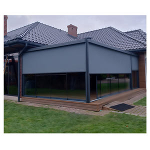 Luxe Aluminium Led Tuinhuisje Waterdicht <span class=keywords><strong>Pergola</strong></span> Dak Modieuze Buitendecoratie Waterdichte Modieuze Decoratie - Product Image 6