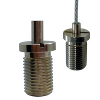 Pinces de câble à sortie inférieure pour câble métallique de 1,0 à 2,5 mm, système de suspension pour éclairage et affichage