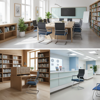 Chaise de bureau exécutive à dossier moyen en maille, économique, avec accoudoirs - Conception ergonomique pour le bureau à domicile et la salle de sport
