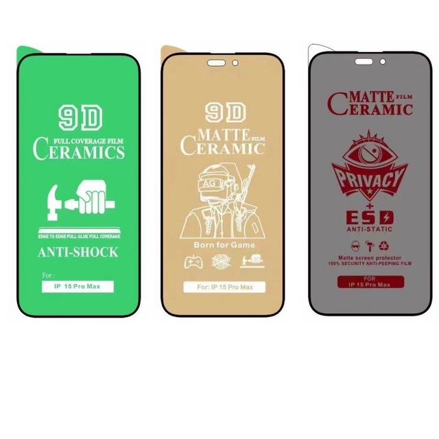 Cellphone Screen Protective Film for iPhone 17 High-definition Ceramic Film 56 Silk Screen Printing Anti Peeping