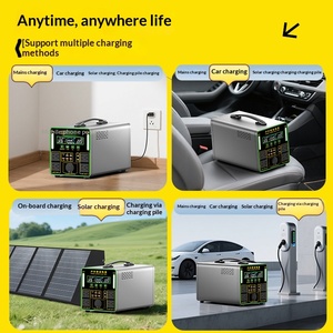 Batterie portable d'extérieur 200W 300W 500W 600W 1600W, stockage d'énergie portable, grande capacité, batterie au lithium, camping, voyage, voiture, urgence - Product Image 3