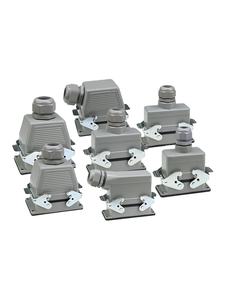 Conector de Alimentación Rectangular de Aluminio DIN de Alta Resistencia HE-6-10-16-24-32-48 Núcleos, Enchufe Industrial Impermeable para Aviación - Product Image 6