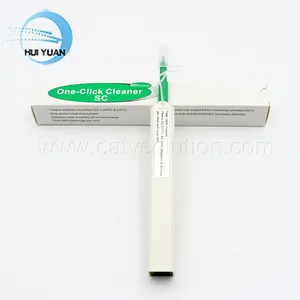2.5mm 1 Click Ferrule Cleaner For SC-FC-ST Connectors Fiber Optic Cleaning Pen