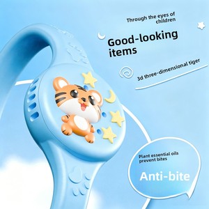 Bracelet anti-moustiques pour enfants, huiles essentielles végétales naturelles, bracelet de protection en silicone - Mignon et efficace pour les garçons et les bébés - Product Image 5