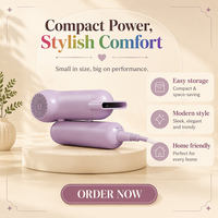 Sèche-cheveux portable pliable professionnel super mini haute vitesse 900W avec moteur DC