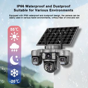 新型太阳能户外无线摄像头低功耗 6MP 8 倍变焦可选 <span class=keywords><strong>3</strong></span> 镜头摄像头太阳能 4G 安防摄像头 - Product Image 6