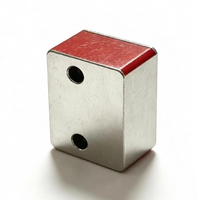 Magnet Blok Tipe K, Sensor Perpindahan Magnetostriktif, Aksesori Blok Magnetik Induksi Tetap Lubang Ganda