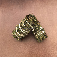 Bâtonnet de Verveine Citronnée Séchée Artisanale pour Rituels, Vert, Thérapeutique, 10cm 15g, Méditation/Nettoyage/Boutique