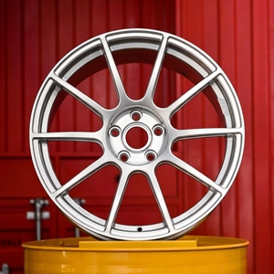 Jantes en alliage forgé argenté brossé Premium JDM 18 19 20 21 22 pouces 5x112 5x120 5x1143 pour voitures particulières Audi Nismo - Product Image 1