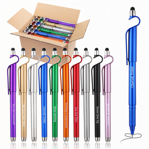 Bolígrafo Promocional con Soporte para Móvil, Bolígrafo de Pantalla Táctil Suave, Bolígrafo con Logotipo Personalizado, Bolígrafos de Gel Multifunción - Product Image 1