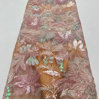 Tissus en dentelle de mariée française de luxe Sinya, dentelle amusante, broderie papillon, filet pour robes de mariée, chemises décontractées, tissés