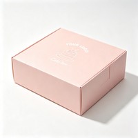 Boîte à gâteau en papier à l'encre de soja, emballage de boulangerie en carton personnalisé de haute qualité, boîte à dessert, boîte d'emballage de gâteau en gros