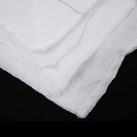 Tampon abdominal stérile EO détectable aux rayons X avec boucle bleue 30/40/45cm 8/12/16 plis 100% coton pour chirurgie hospitalière