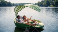 Bateau de plaisance électrique en plastique solide PE pour usage domestique et commercial, certifié CE, capacité de 100 à 500 kg