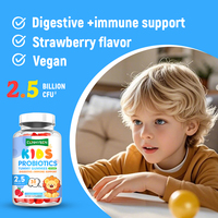Marque privée Enfants Probiotiques Gommes pour le ventre Saveur de fraise Complément alimentaire Soutien immunitaire digestif pour les enfants