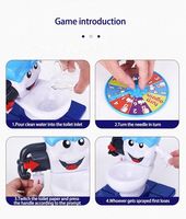 Jouet de toilette à eau HTL amusant pour farces, cadeau fantaisie pour enfants et adultes, jouet de blague pour garçons et filles