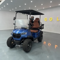 Voiturette de golf électrique tout-terrain 4 places, homologuée CE, avec batterie au lithium 72V, vitesse 30-50 km/h, plusieurs options disponibles, directement de l'usine