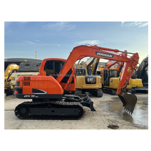 Doosan รถขุด Dx75-9c มือสองรถตักดินขนาดเล็กอุปกรณ์ก่อสร้าง - Product Image 1