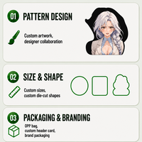Pegatinas Impresas con UV de Material PET Impermeable, con Diseños de Anime en 3D, de Joyprint, para Autos, Teléfonos, Computadoras y Refrigeradores, Gran Venta