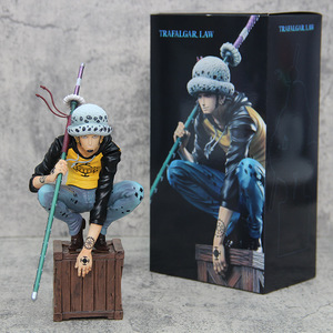 17CM 1 pieza <span class=keywords><strong>Trafalgar</strong></span> D Water Law Figuras estatua de plástico figurita Anime PVC figura modelo muñeca de juguete a granel al por mayor - Product Image 1