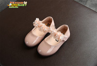 Chaussures en cuir souples pour filles, style princesse, ballerines, avec nœud, pour l'automne, idéales pour la danse, les mariages et les fêtes