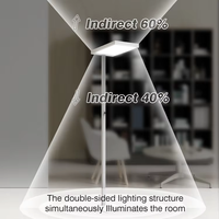 Bestseller Moderne Aluminium-Stehlampen Metallschirm Dimmbare LED Hochwertige Büro-Leselampe Vertikal 3 Jahre Garantie
