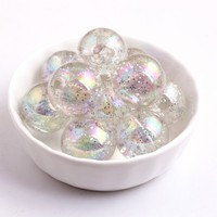 Vente en gros de perles brillantes, acrylique, à paillettes, pour la fabrication de bijoux, accessoires de mode