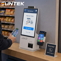 SUNTEK - Terminal Punto de Venta Inteligente para Comercio Minorista, Quiosco de Autoservicio de Escritorio de 15.6 Pulgadas, Solo Hardware con Sistema Operativo Windows y Android, con SDK Gratuito para ISV