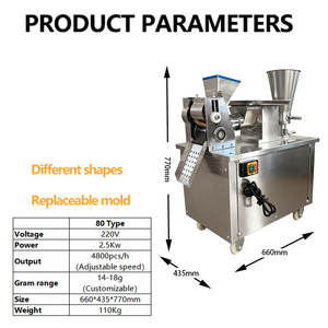 Máquina Automática Comercial para Hacer Dumplings, Máquina para Hacer Samosas de Alta Eficiencia, Nuevo Modelo Personalizable - Product Image 5