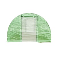 Couverture extérieure portative de PE de tunnel de poly pour la serre de cour de jardin avec le cadre en métal de bonne ventilation pour la serre de légumes