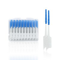 Boîte de voyage pour brosses interdentaires à tête souple, cure-dents pour usage quotidien, orthodontie