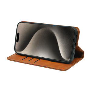 Funda de Piel Magnética Tipo Cartera para iPhone 17 Air 16 Pro Max 15 16e con Ranuras para Tarjetas de Crédito - Product Image 3