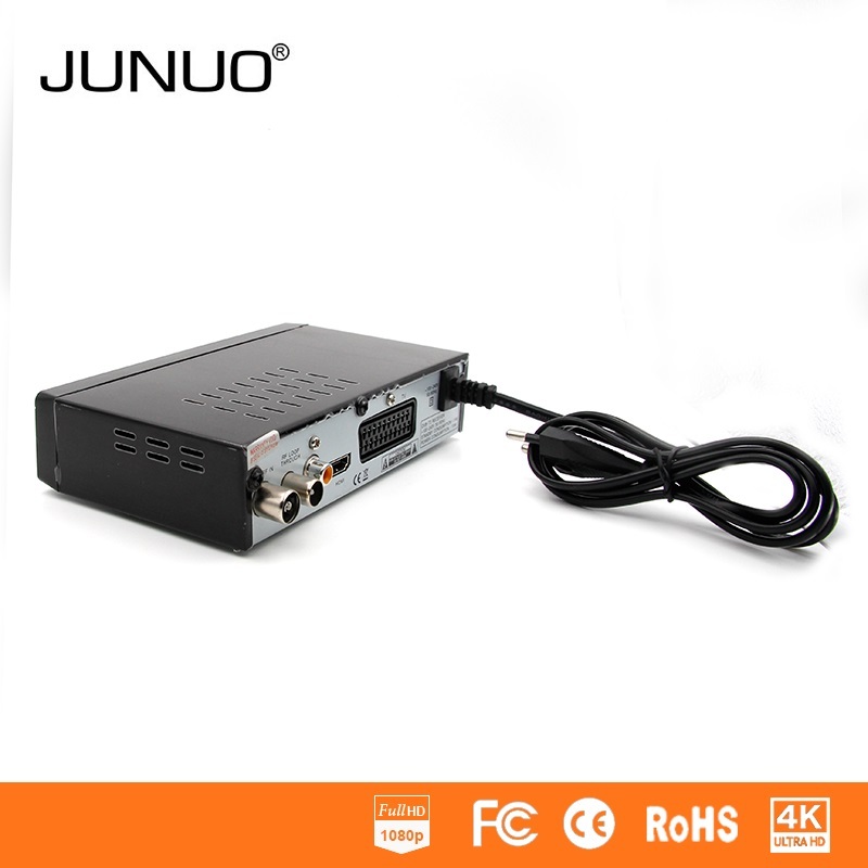 2019 Nouveau JUNUO H.265/H.264 Full HD 1080p Mstar Sunplus DVB-T2 Décodeur