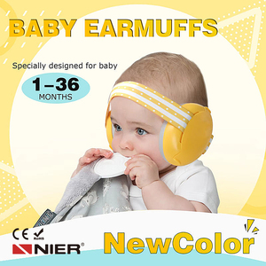 NIER Verstellbares Kopfband für Babys im Alter von 0-3 Jahren, Druckfreie, Weiche Geräuschunterdrückende Kopfhörer, Baby-Gehörschutz Ohrenschützer - Product Image 4