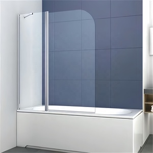 Oumeiga Pareti <span class=keywords><strong>Doccia</strong></span> Sopra Vasca Porta <span class=keywords><strong>Doccia</strong></span> in Vetro per Vasca da Bagno - Product Image 6