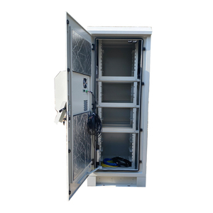 Armoire réseau extérieure double paroi 2,1 m personnalisée 42U pour télécommunications, modèle LA-S, à poser au sol - Product Image 5