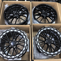 Jantes Beadlock Forgées 7x10.5 18x8 pour Chevy Corvette C6 Camaro SS 1LE ZL1 1L, Cadillac CTS-V CT4-V, Mustang GT 6