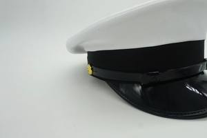 Sombrero <span class=keywords><strong>de</strong></span> Aviador blanco personalizado, sombrero <span class=keywords><strong>de</strong></span> <span class=keywords><strong>capitán</strong></span> <span class=keywords><strong>de</strong></span> <span class=keywords><strong>yate</strong></span>, sombrero <span class=keywords><strong>de</strong></span> marinero con logotipo bordado, gorra <span class=keywords><strong>de</strong></span> piloto, <span class=keywords><strong>uniforme</strong></span> al por mayor, sombrero con visera - Product Image 3