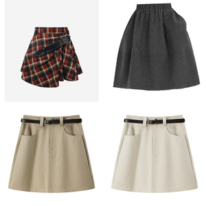 Alla moda da donna con Design stile coreano Casual elastico in vita traspirante antirughe ampia <span class=keywords><strong>gonna</strong></span> corta estiva - Product Image 2