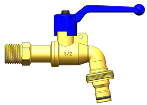 Grifo de Latón para Exteriores Anticongelante de 1/2" con Bloqueo |   De alta resistencia |   THS Thermostyle ® - Product Image 2