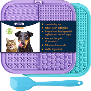 Almohadilla de silicona de grado alimenticio antiadherente para mascotas, almohadilla para lamer para perros con ventosa fuerte, gran venta - Product Image 1