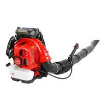 Soplador de hojas de mochila EB9510 de 85 CC con motor de gasolina industrial de 2 tiempos sin escobillas, certificado CE, para limpieza de carreteras y quitanieves DIY