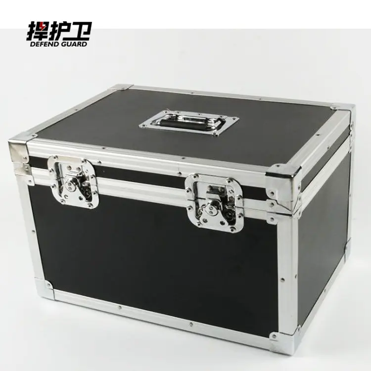 Professional Customized Hard Metal DJ Equipment Instrument Case Aluminium Carrying Flight Storage Tool Portable with Foam Eva