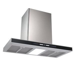 <span class=keywords><strong>Hotte</strong></span> de cuisine îlot en acier inoxydable en forme de T avec commande tactile, éclairage LED, aspiration puissante pour cuisines ouvertes - Product Image 3