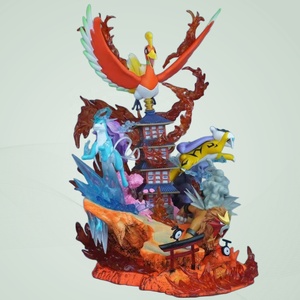 Adornos de Pokémon con Forma de Huevo, Rey Fénix, Tres Bestias Sagradas, Lei Gong Shui Jun, Modelo Hecho a Mano de Dibujos Animados - Product Image 1