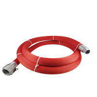 Tuyau d'aspiration flexible haute pression en TPU de 2,5 pouces avec raccord BSP Camlock pour évacuation d'eau, accessoire pour équipement de lutte contre l'incendie
