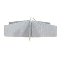 Lampe suspendue créative minimaliste en feutre PET - Taille moyenne, lumière blanc chaud à économie d'énergie pour salon, couleur personnalisable, facile à installer