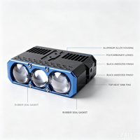 Nouvelles 2 lampes de calandre LED pour voiture et moto, feux auxiliaires externes à faisceau haut/bas, 12V 110W, pour camion tout-terrain