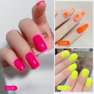 MOCMAKI Pegamento Fluorescente <span class=keywords><strong>para</strong></span> Uñas, Set de 6 Tonos Neón, Colores Caramelo, Tendencia Verano 2026, Gel de Uñas Luminoso Popular en Internet - Product Image 2