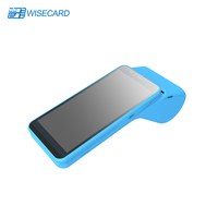 Solution SDK SoftPOS Wiseard T80, smartphones, terminaux de paiement sans contact mobiles 4G NFC, terminaux de paiement Android portables T80 avec lecteur d'empreintes digitales